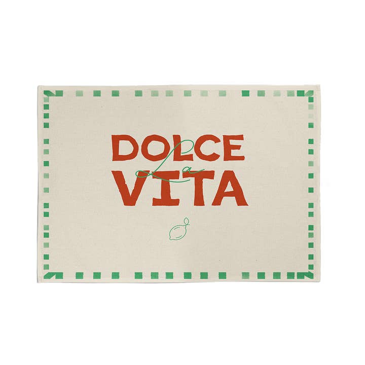 Cotton table set "Dolce Vita" for wholesale by Coast and Valley