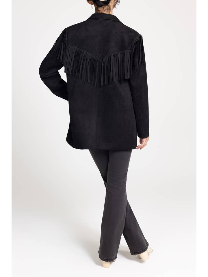 Miss Me - Wholesale Jacket - Women's - MJ0826L- FRINGE JACKET1