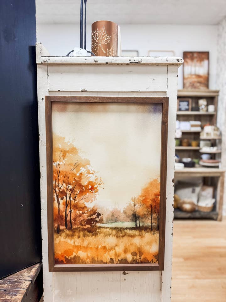 Autumn Watercolor 1 | Wall Decor, Home Decor, Made in the US for wholesale by Lily and Sparrow