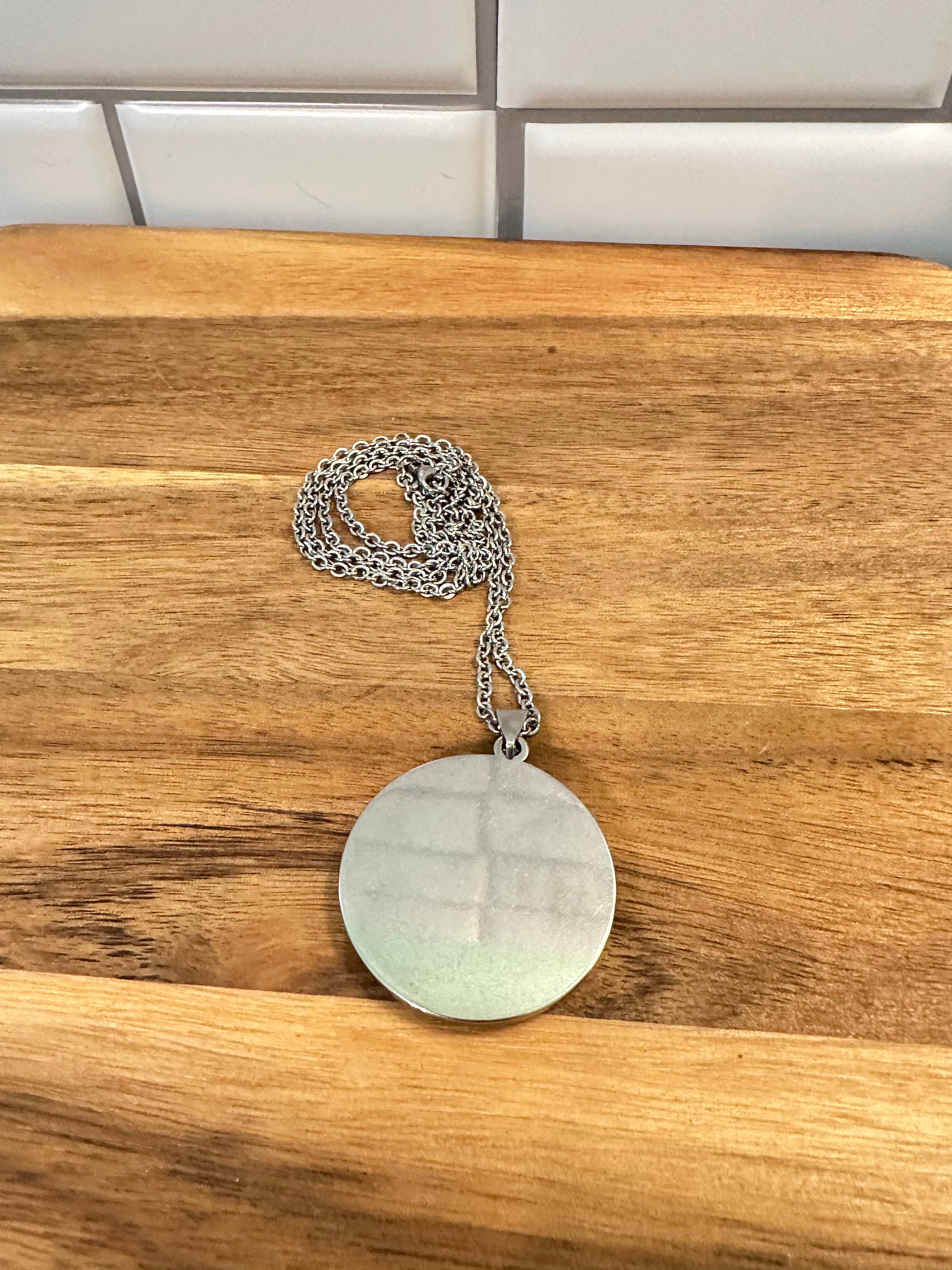 Three Dandelion Wishes - Wholesale Pendant/Charm Necklace - Hand Painted Pendant Necklace8