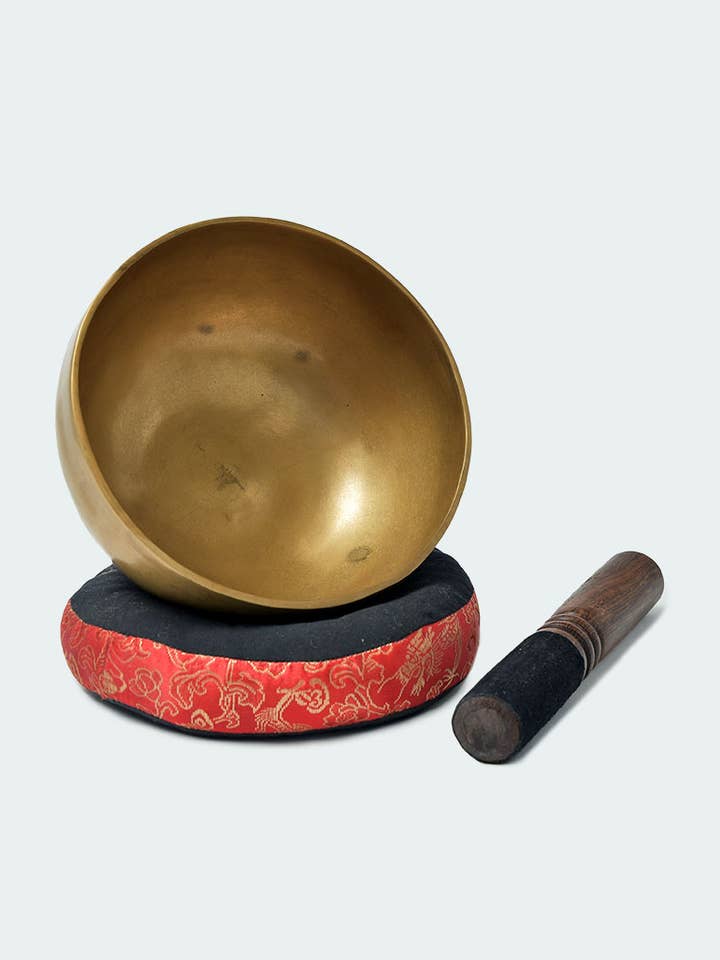 Eenvoudige handgemaakte klankschaal (SB-15L) voor wholesale door Kathmandu Imports