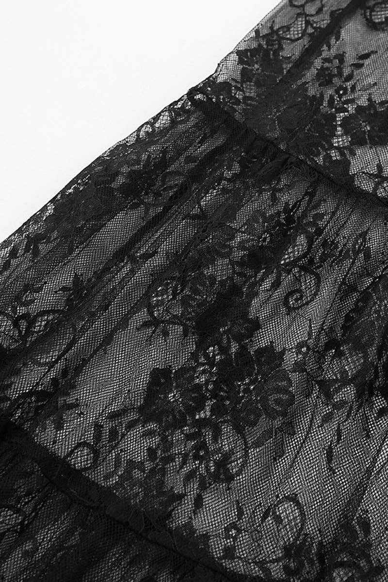 Mccolin - Wholesale Dress - Women's - Layered Sheer Tulle Maxi Dress4