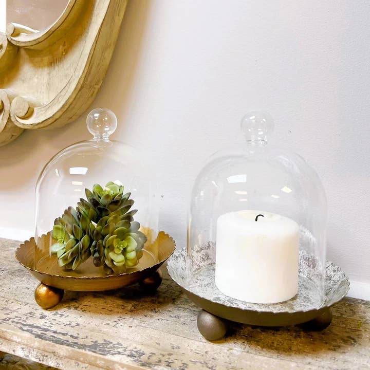 Cloche Candle Holder with Metal Plate and other Purchase Wholesale candle plates. Free Returns & Net 60 Terms on Faire trending on Faire.