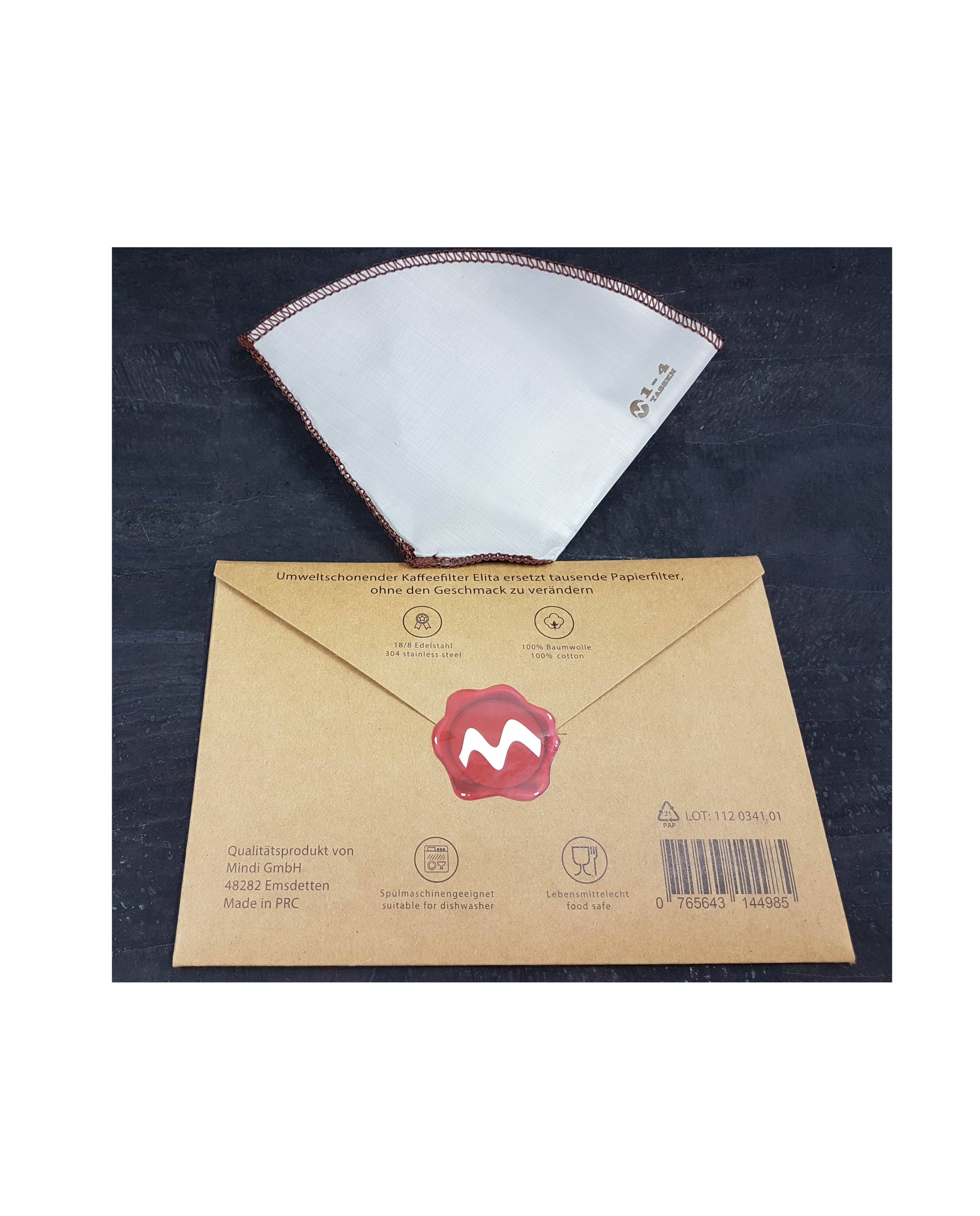 Mindi - Wholesale Coffee Filter - Coffee filter permanent filter “Elita”, size 41