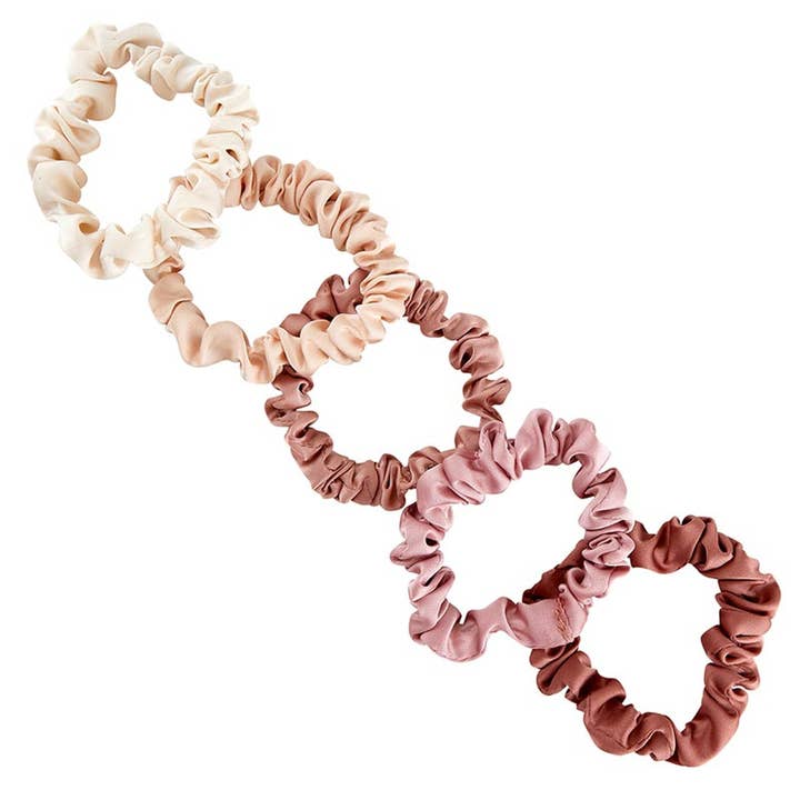 Bella Sleep + Spa - Wholesale Scrunchie - Women's - Satin Scrunchies Jar - Blush Ombre1
