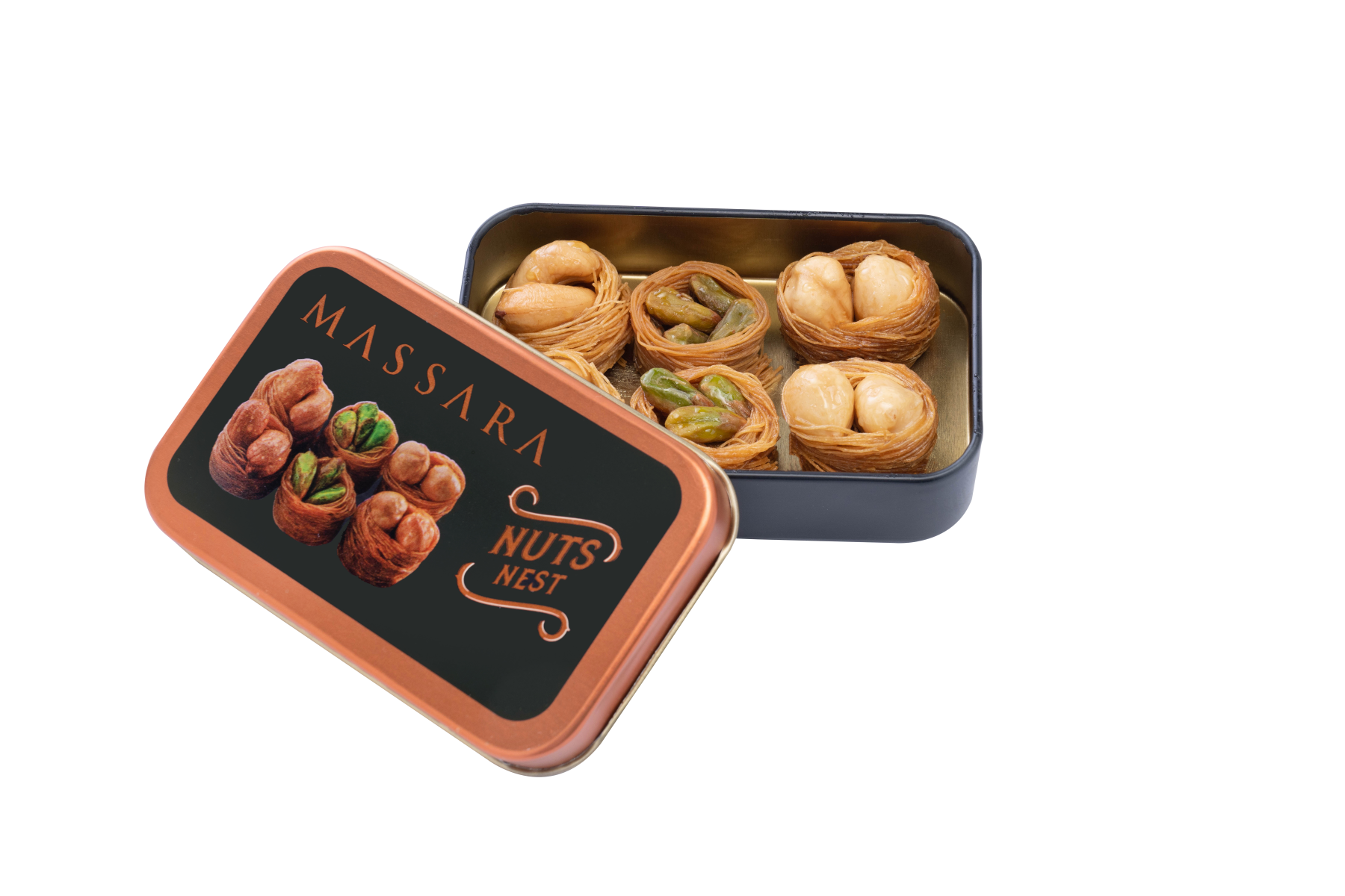 Biggbrands GmbH - Wholesale Snack Bar - Massara Nuts Nests Baklava 40 g0