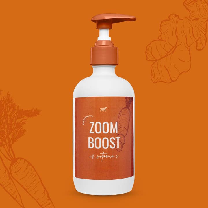 Wholesale Zoom Boost Electrolyte 7.7oz Glass Pump - 6 Bottles for wholesale by Lanana Creek Farms