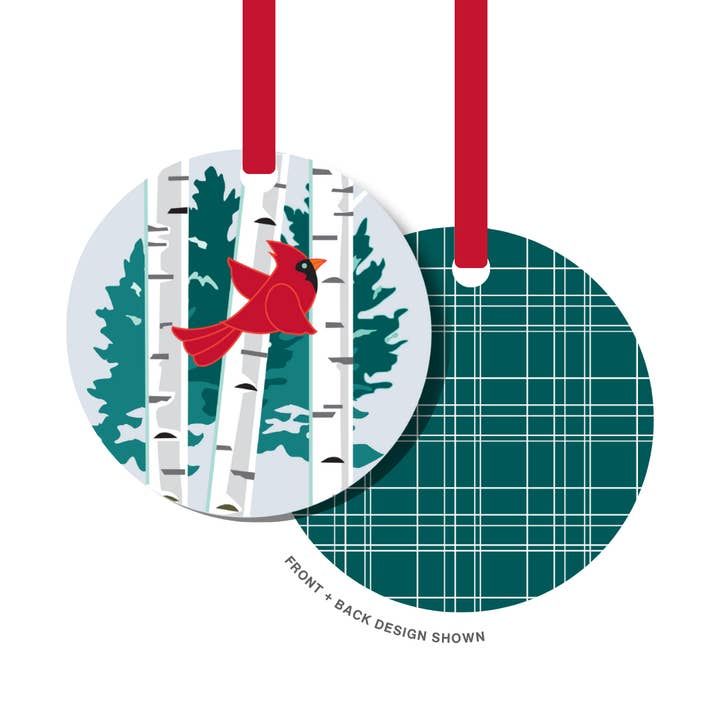 Adorno de metal | Cardinal Birch para venta al por mayor de Creative Compass