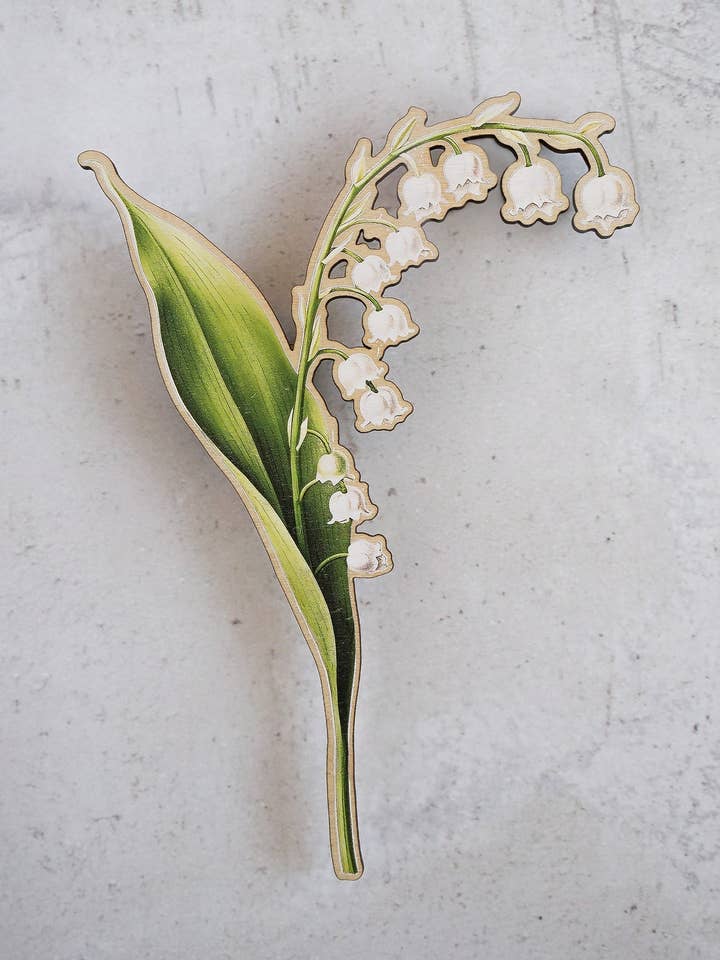 Wooden flower | Lily of the Valley | Mother's day for wholesale by Florlette