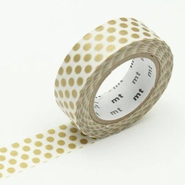 Tape Single: Dot Gold 2 for wholesale by mt masking tape (Sweet Bella)