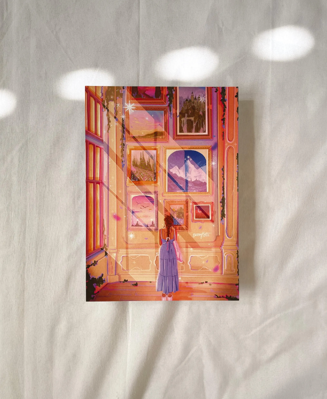 Brittany Keller Art - Wholesale Art Print - Bookish Art Museum Print 1