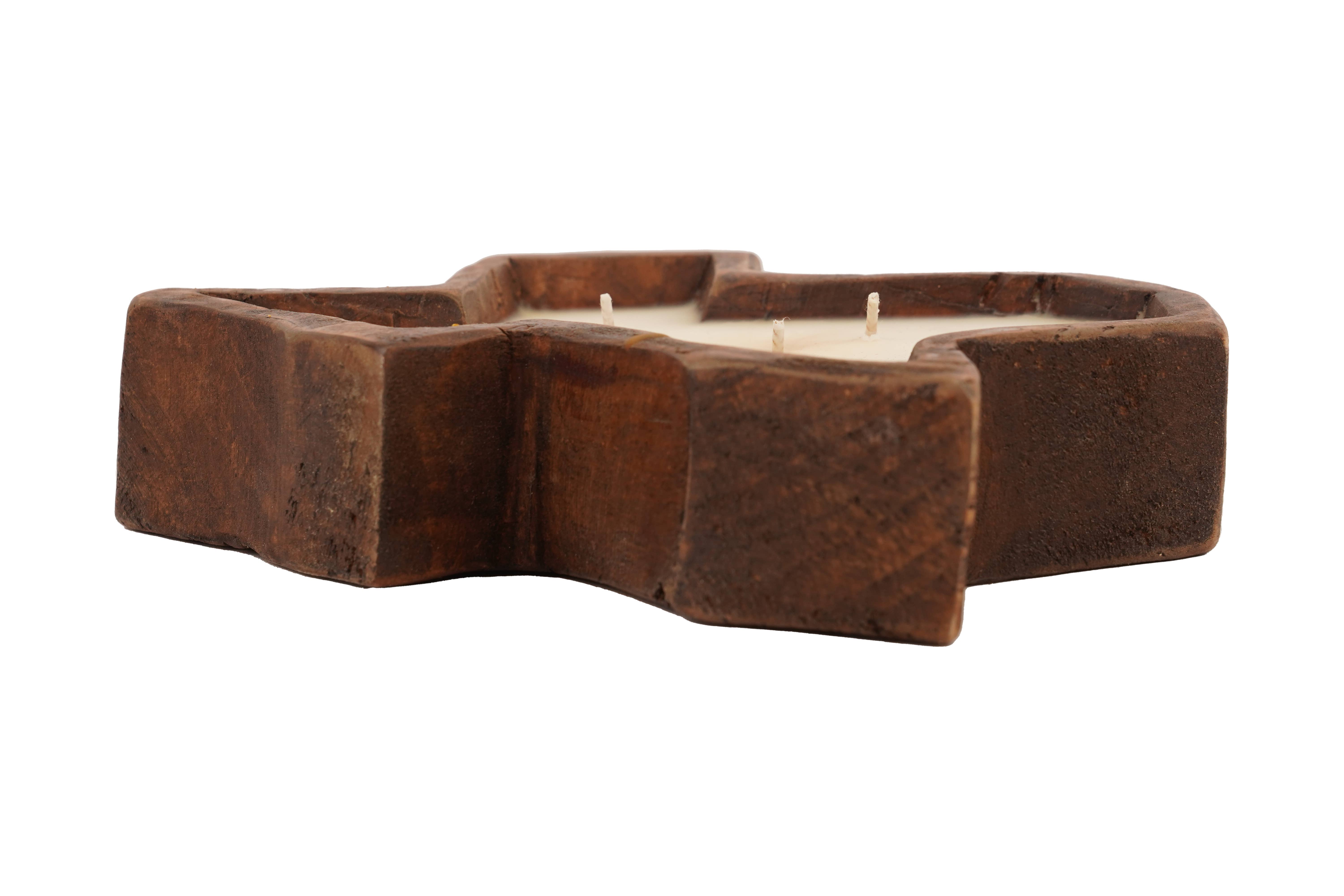 My Amigos Imports - Vente Bougeoirs - State of Texas-Bol à pâte sculpté, moyen, 10 x 10 bougies11