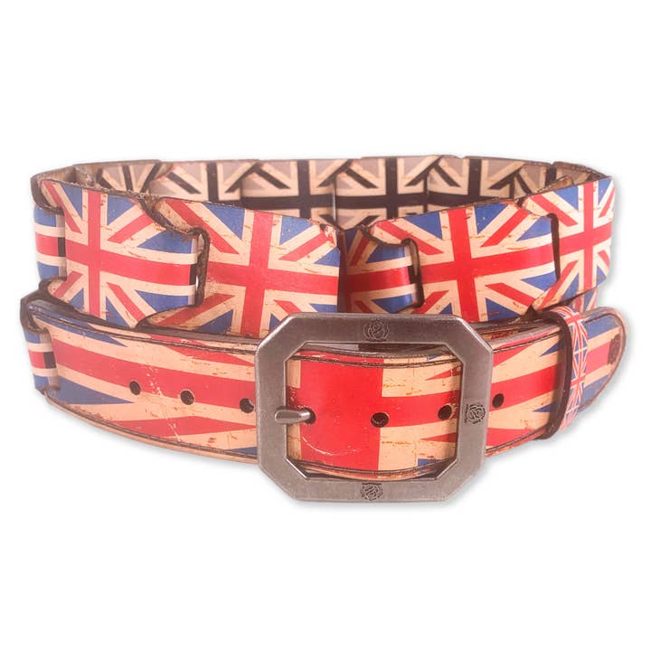 THE QUEEN IS DEAD-FULL GRAIN LEATHER BELT for wholesale by TODD BLOOM