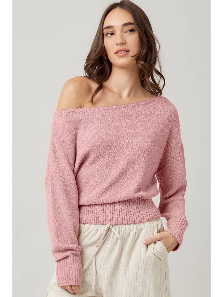 ILLA ILLA - Wholesale Knit Sweater - Women's - Knit Off Shoulder Sweater