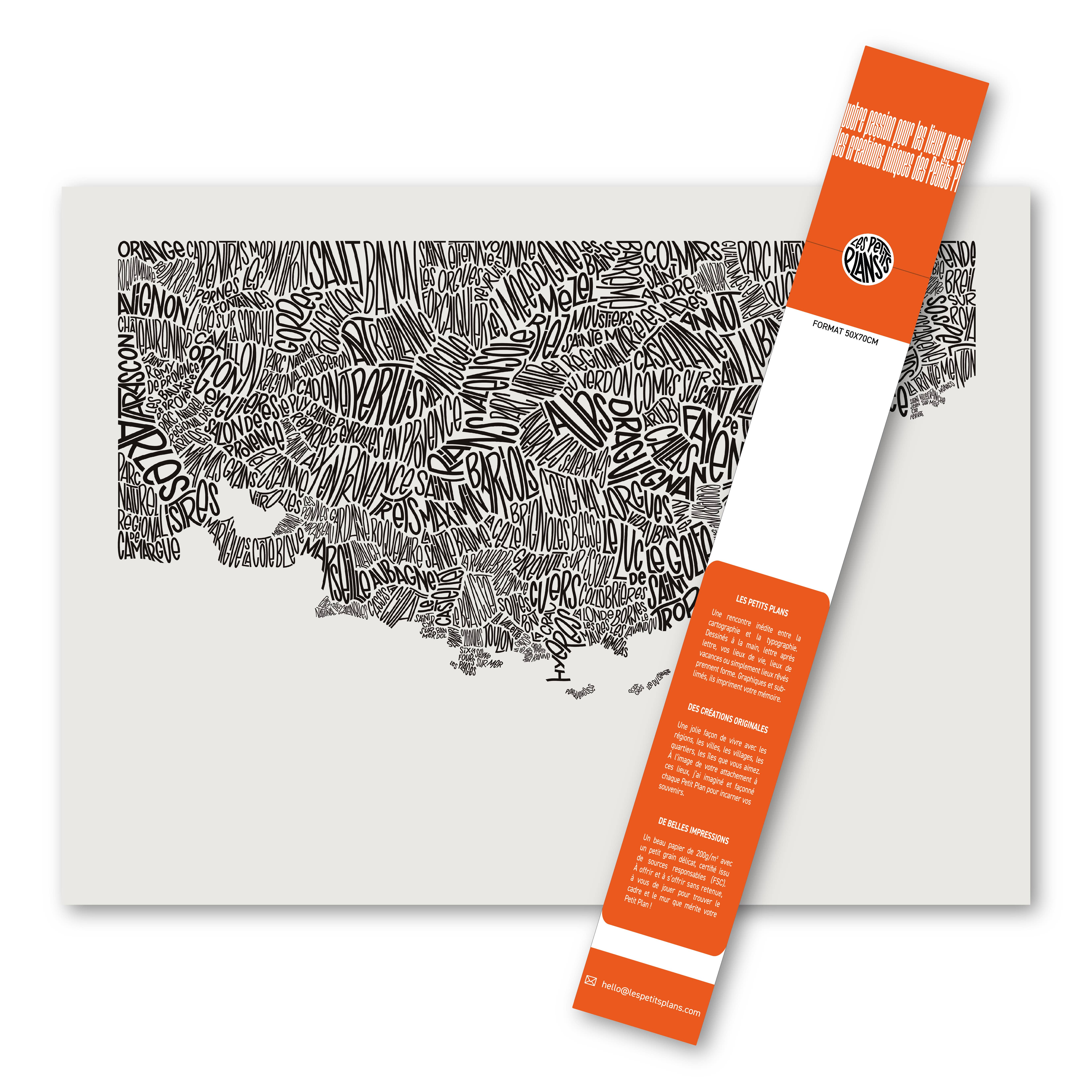 Les Petits Plans - Wholesale Poster - provence9