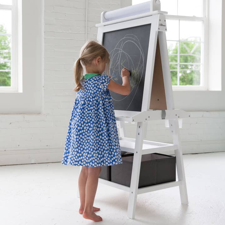 Deluxe Learn and Play Art Center Easel for wholesale by Little Partners