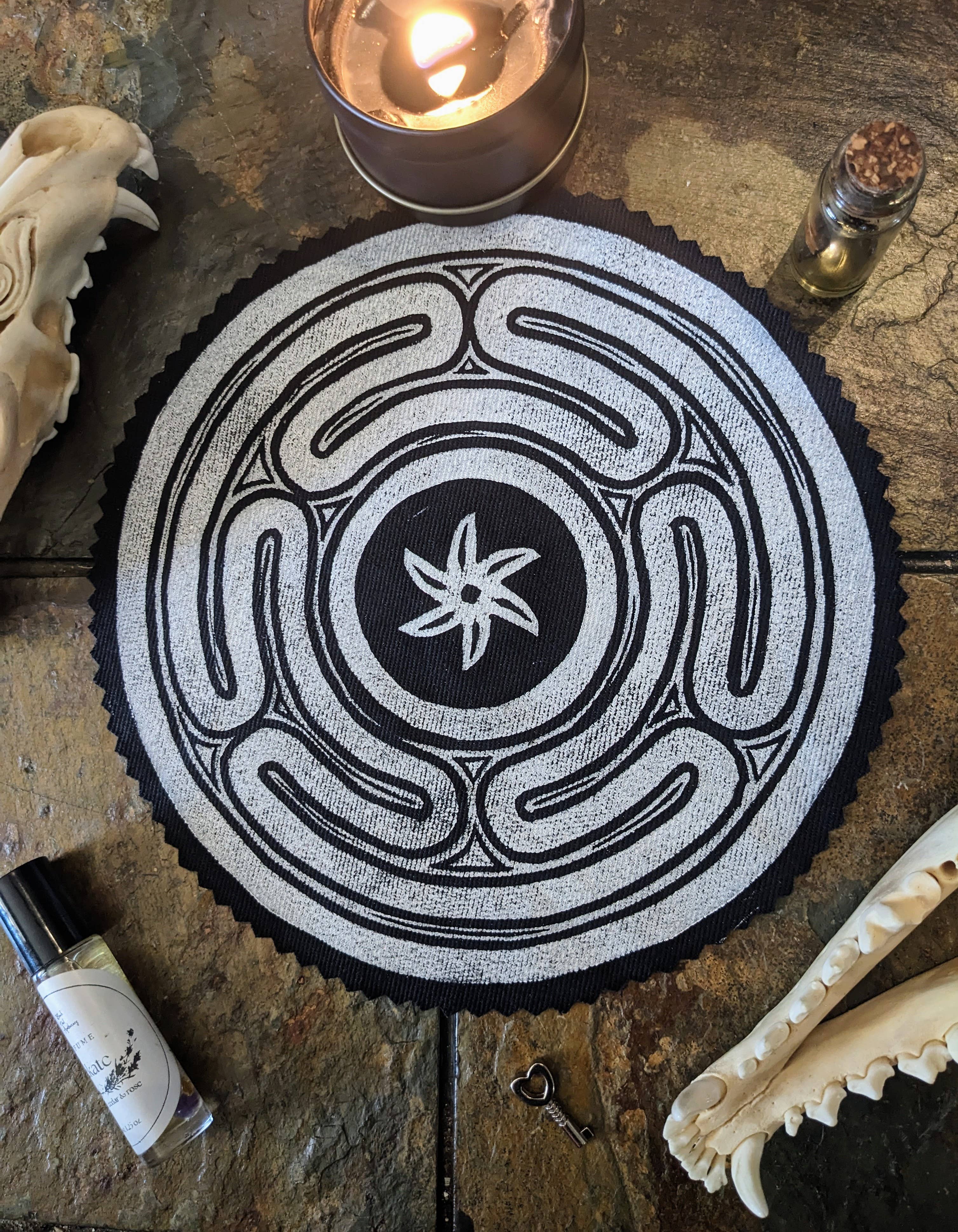 Fendywitch Designs - Wholesale Patch - Hecate's Wheel Strophalos Back Patch or Altar Decor for Witc1