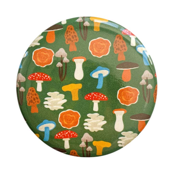 Mushroom Magnetic Button Bottle Opener for wholesale by Bean Horse Car Designs