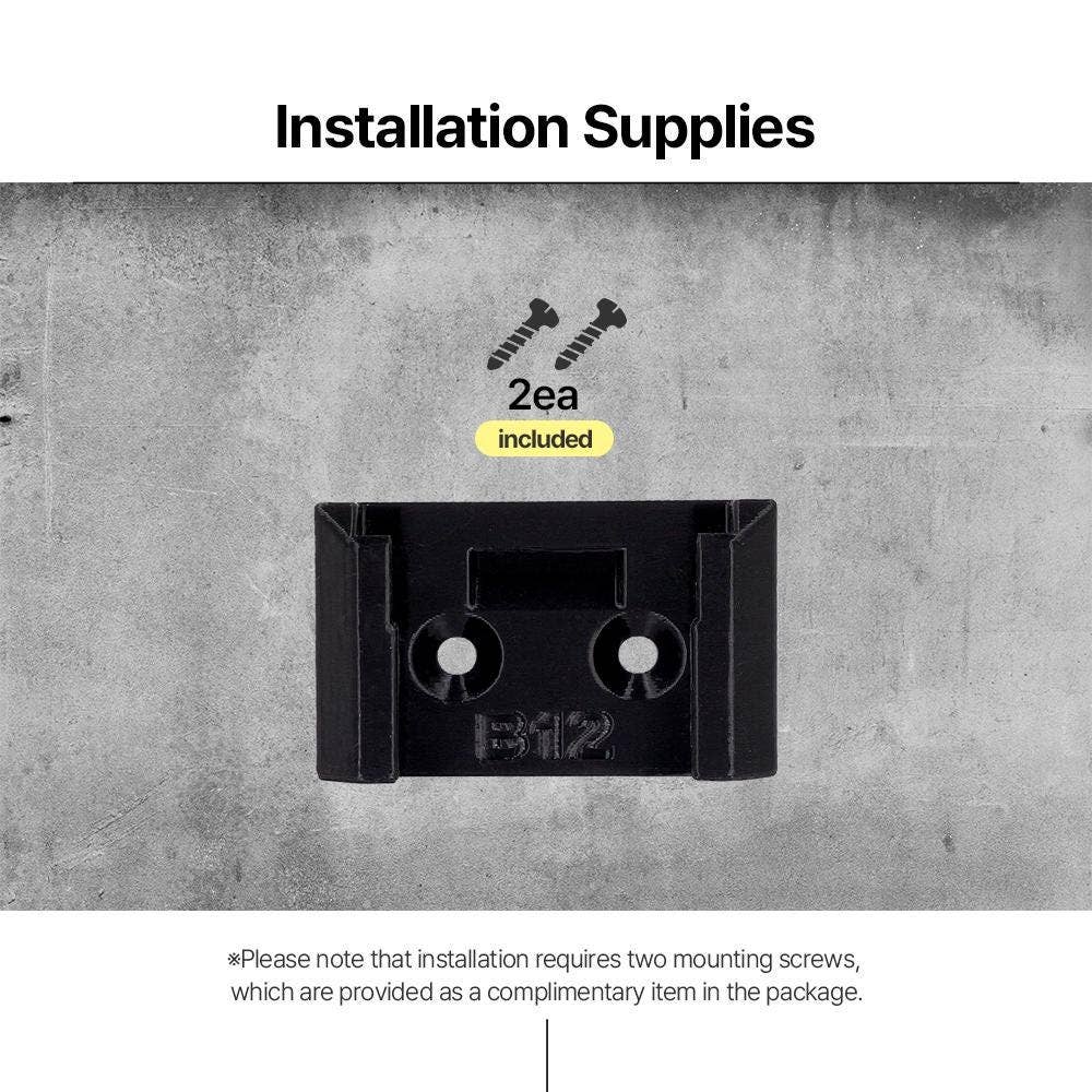 Proto Market – wholesale Wall-mounted shelf – HILTI 12V Wall-Mounted Battery Holder - Space Saving4