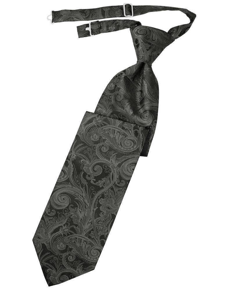 Cardi International - Wholesale Necktie - Men's - Charcoal Tapestry Necktie1