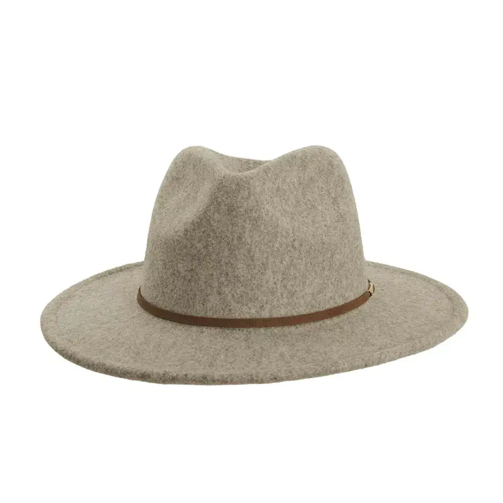 Wholesale Poly Felt Rancher Hat Style Crystal (Prepack of 12