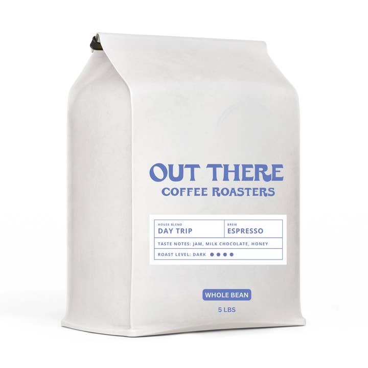 Day Trip Espresso - 5 lbs. for wholesale by Out There Coffee Roasters