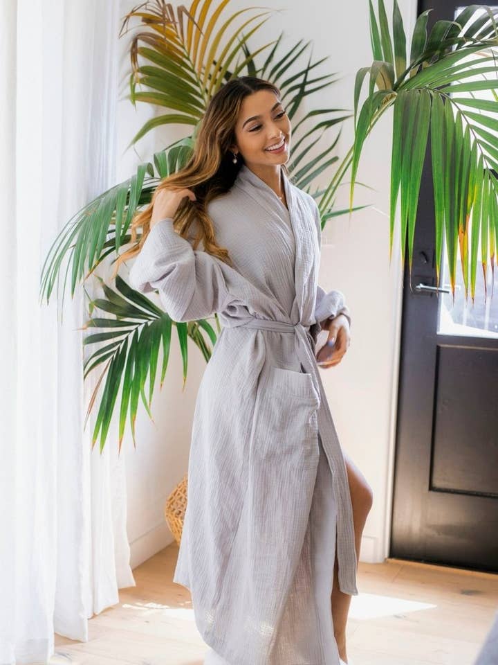 Keikico - Vendita all'ingrosso Vestaglia - Donna - Vestaglia in garza8