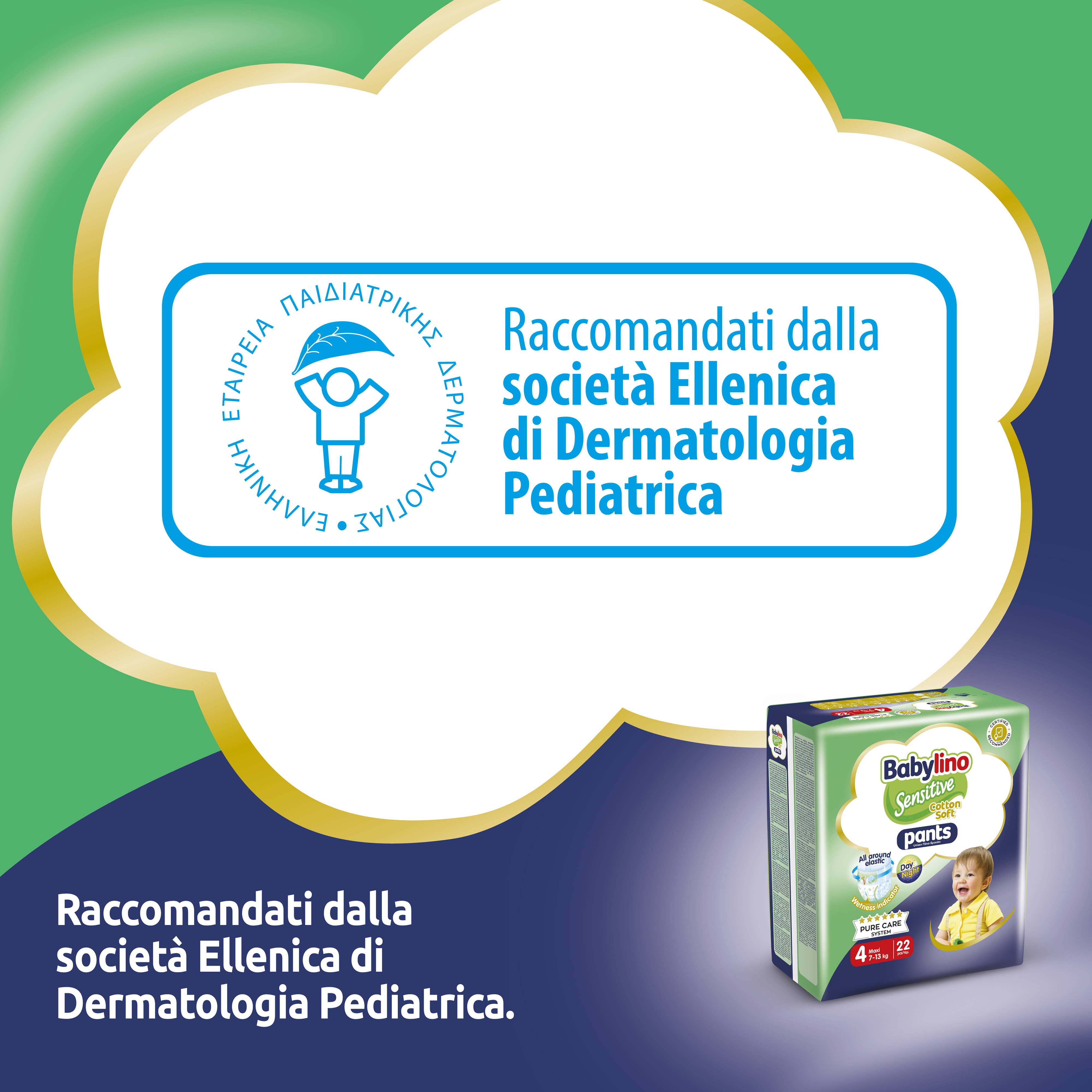 Babylino – Großhandel Windel (nicht aus Stoff) – Baby – Babylino Sensitive Cotton Soft, Windelhöschen Größe 4, 22 Stück9