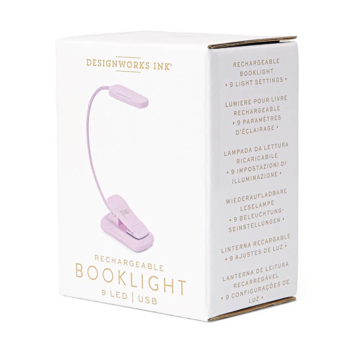DesignWorks Ink - Wholesale Booklight - Book Light - Lilac1