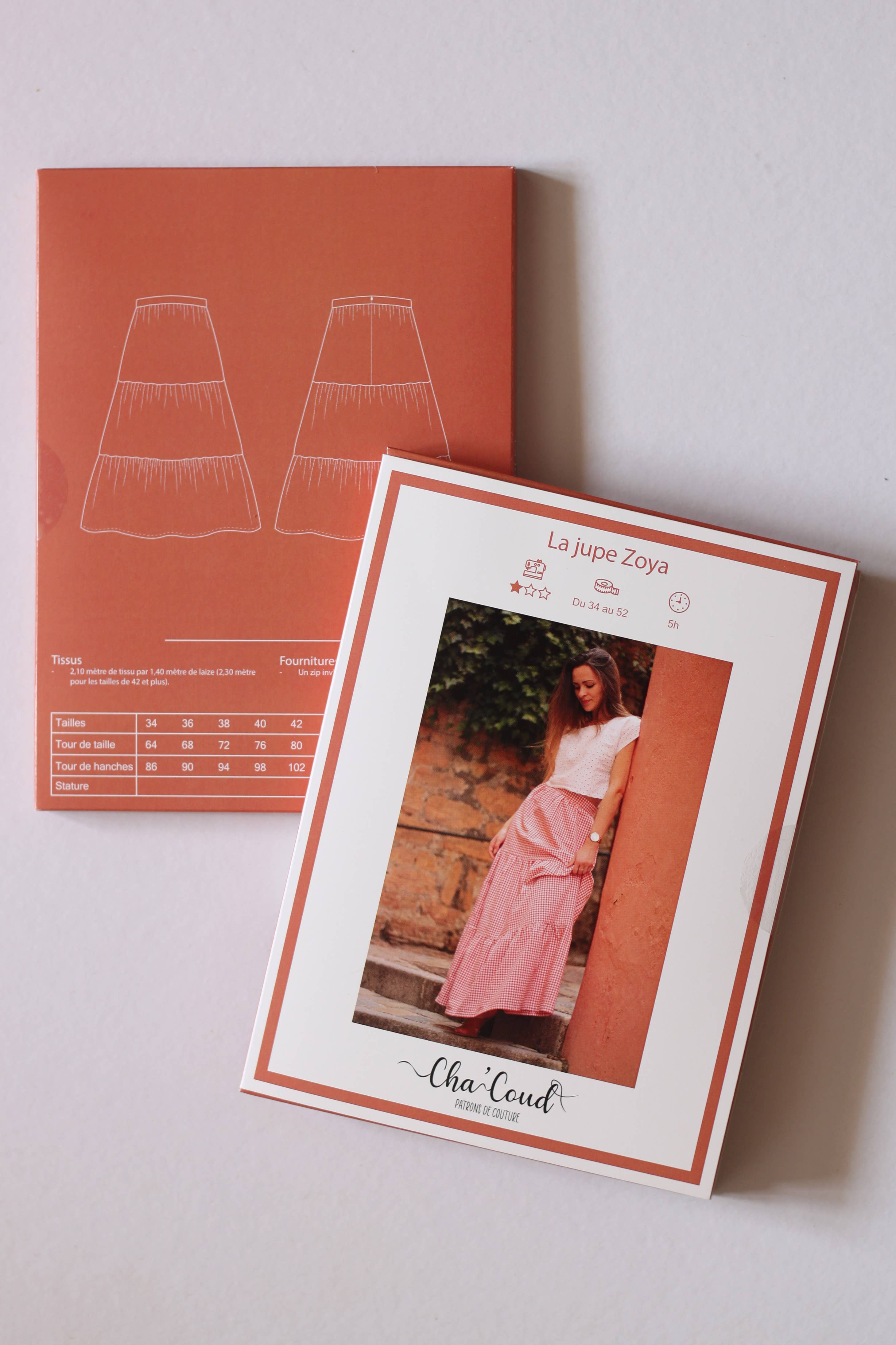 Cha' coud - Wholesale Knutselnaai-set - Zoya-rok naaipatroon4