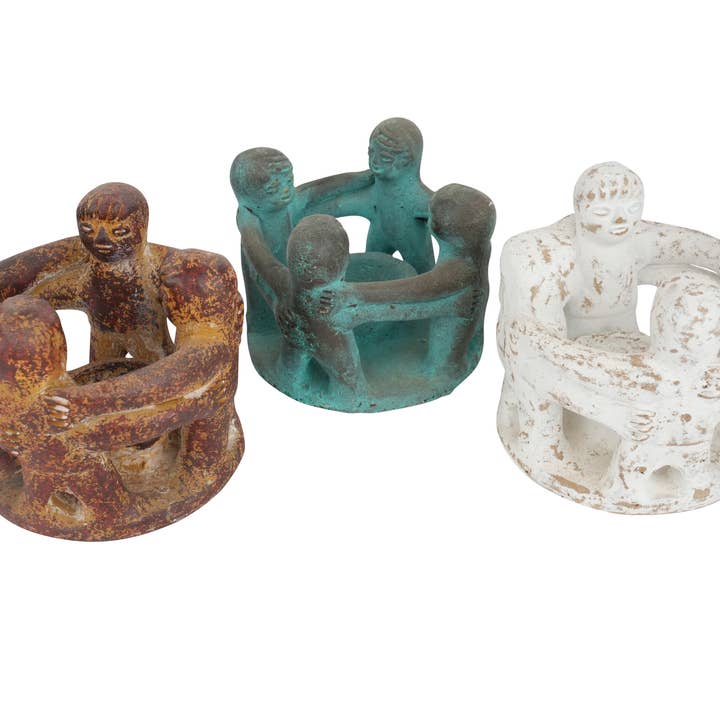 Portacandele Circle of Friends F4-Four Friends-Three Colors per la vendita all'ingrosso da parte di My Amigos Imports