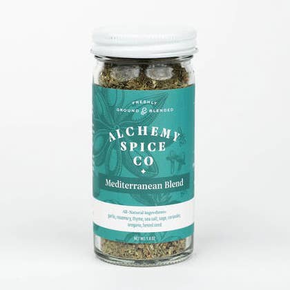 Alchemy Spice Company – wholesale Dried spice mix – Mediterranean Blend Jar0