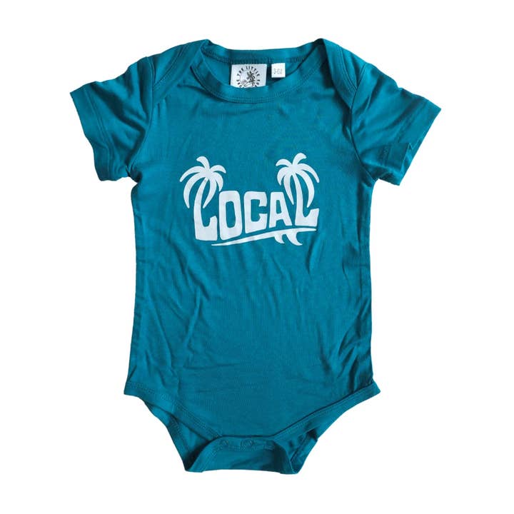 Local Bamboo Onesie for wholesale by The Little Surfer Dude