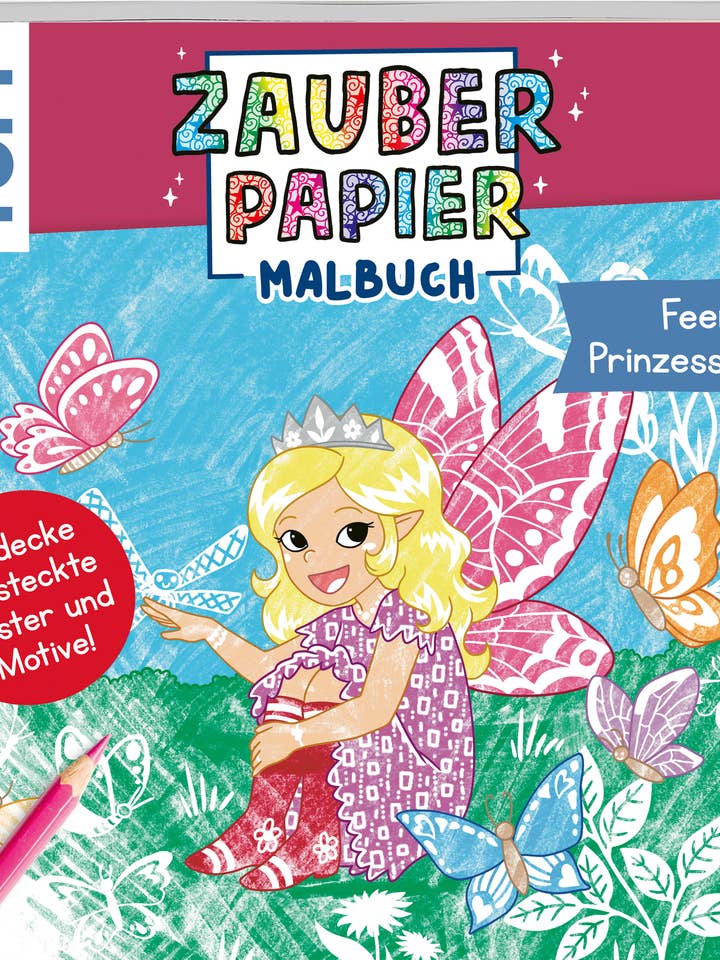 Toverpapier Kleurboek Feeënprinsessen voor wholesale door frechverlag TOPP & BusseSeewald