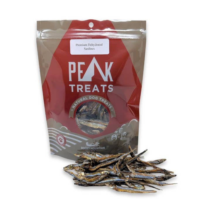 Rocky Mountain Dog – wholesale Godis - Hund – RM Peak Treats - Premium Torkade Sardiner - 90g Påse0
