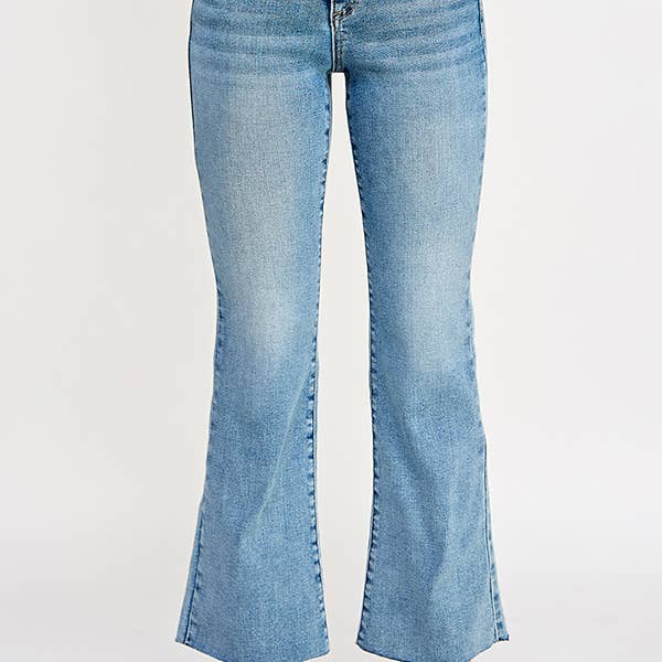 CINTURA MÉDIA ULTRA ELÁSTICA COM BAINHA CRUA E CORTE FLARE, SI2706-SP por atacado de Someday