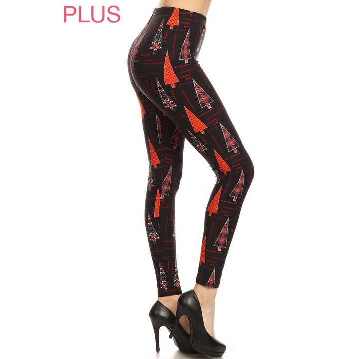 Extra Plus Size Buttery Soft Print Leggings for wholesale by Leggings Depot
