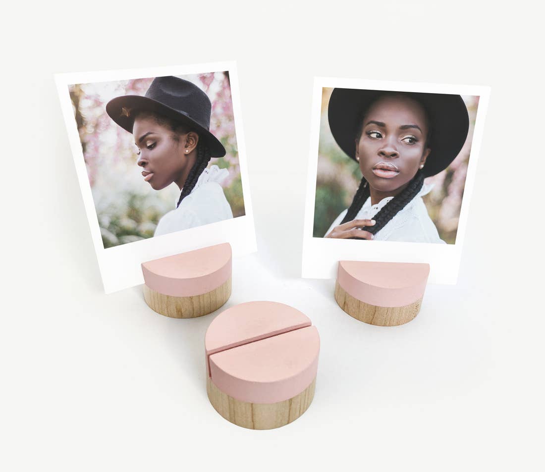 Wooden Objects Co - Wholesale Picture Frame - White Dipped Round Photo Holder5