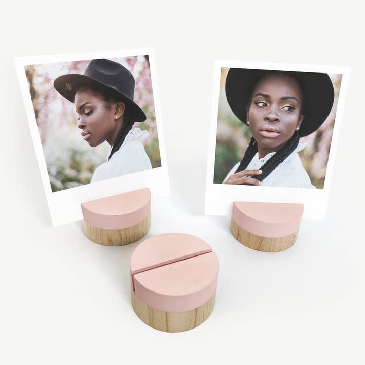 Wooden Objects Co - Wholesale Picture Frame - White Dipped Round Photo Holder5