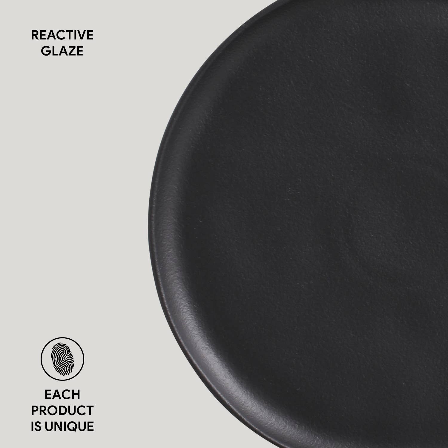 Bio Stoneware Matte Black Dinner Plate, 11.42" for wholesale on Faire3