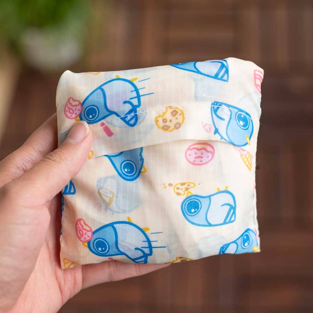 Birdie Tam - Wholesale Grocery/Shopping Bag - Foldable Bag - Pigeons and pastries3