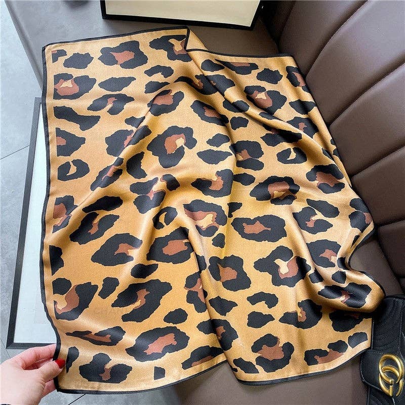 FurDecoration - Wholesale Scarf - Women's - Versatile Printed Silk Square Scarf0