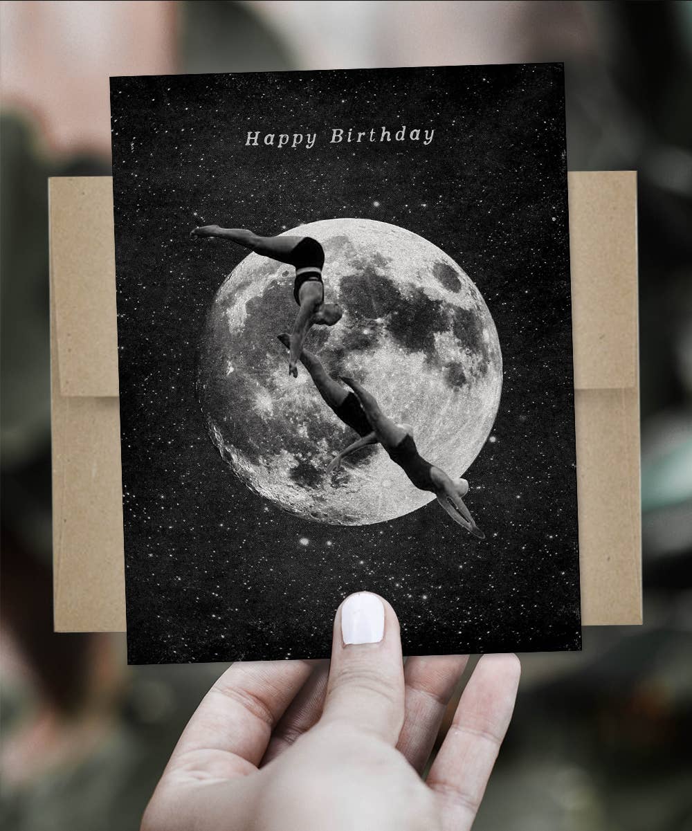 The Galek Sea - Wholesale Birthday Card - Happy Birthday Sky Divers Card1