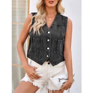 Denim 2025 vest wholesale