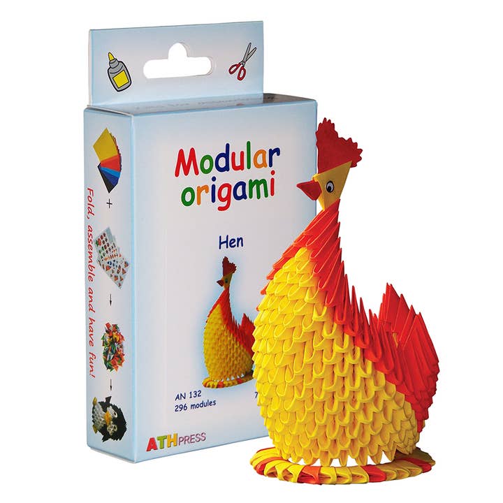 Gör-det-själv Pysselkit – Påsk 3D Origami Set | Höna för wholesale av ATHobby Do It Yourself