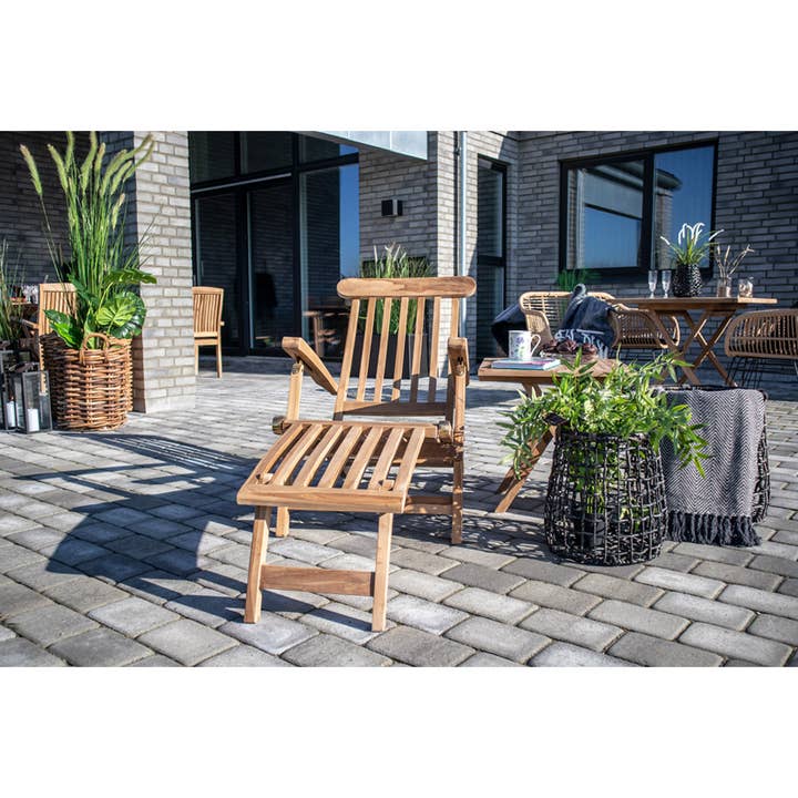 House Nordic - Wholesale Outdoor Chair - Arrecife Teak Deck Chair1