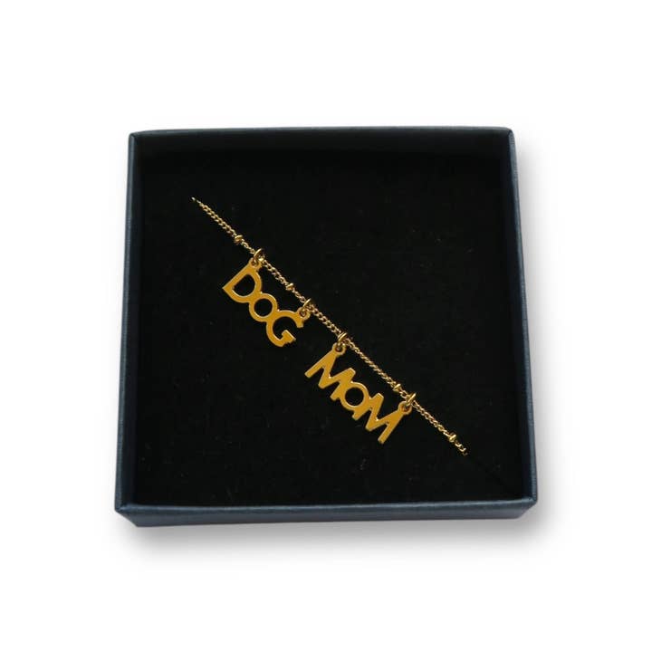 Hirondelle Bijoux - Wholesale Pendant/Charm Necklace - Dog mom necklace for dog moms - beaded chain1