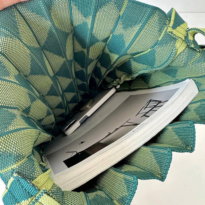 ACCITY - Wholesale Shoulder Bag - Women's - Large Knit Pleated Crossbody Shoulder Bag for Wome_CWAB15337