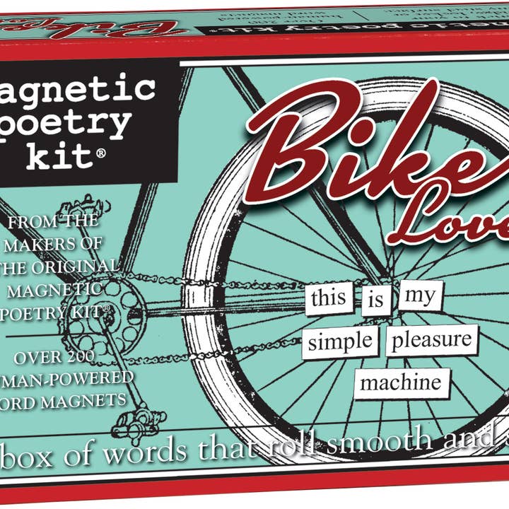 Magnetic Poetry - Wholesale Magnet - Bike Lover Magnetic Poetry Kit