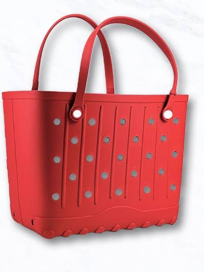 Large Beach Tote Bag With Lines (+4 CT) for wholesale by Suzie Q USA